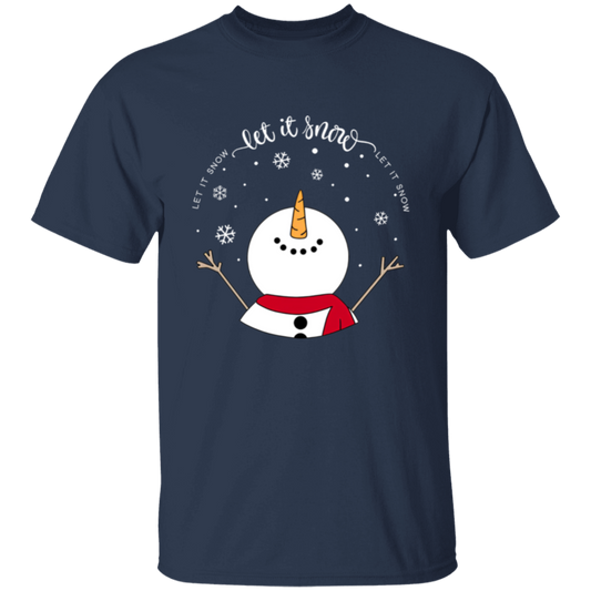 Let It Snow Teacher Vintage  T-Shirt