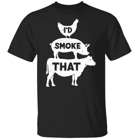 I'd Smoke That Vintage Unisex T-Shirt - lucy - ID26092401