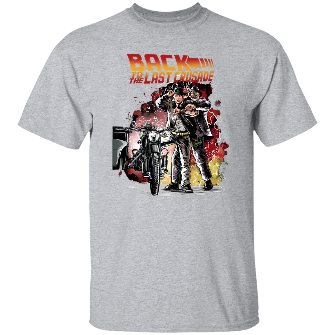 G500 5.3 oz. T-Shirt Back To The Last Crusade Indiana Jones T-Shirt