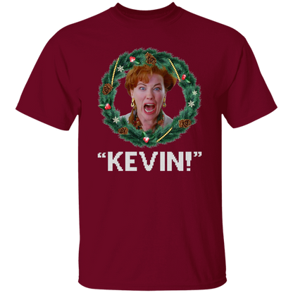 Kevin Home Alone Christmas Vintage T-Shirt, Home Alone Shirt, Comedy Movie Shirt, Christmas Shirt, Christmas Movie Shirt, Kevin Shirt	G500 5.3 oz. T-Shirt