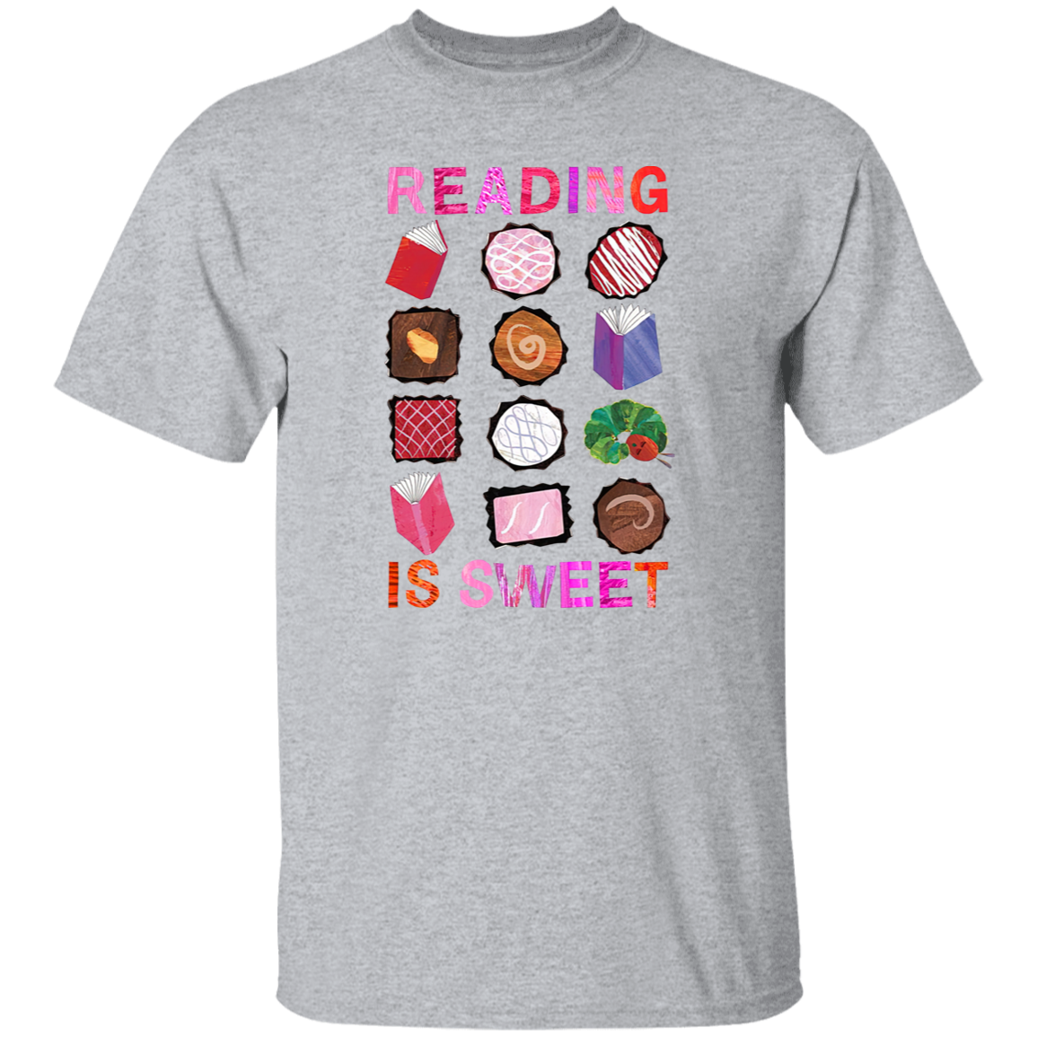 Reading Is Sweet T-Shirt, Candy Book Tee, Cute Teacher Shirt, School Librarians Shirt, Classroom Gift