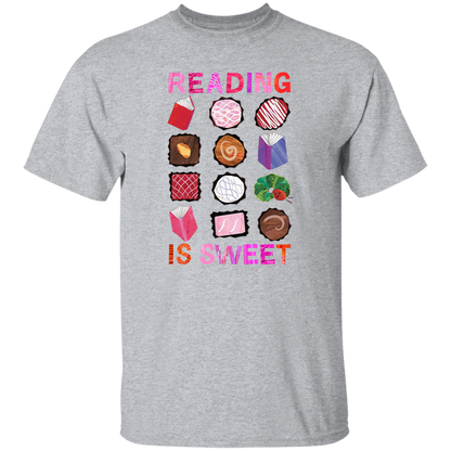 Reading Is Sweet T-Shirt, Candy Book Tee, Cute Teacher Shirt, School Librarians Shirt, Classroom Gift