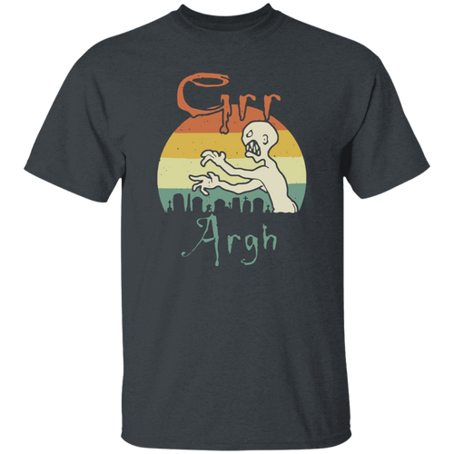 Grr Argh Zombie Vintage T-Shirt, Buffy The Vampire Slayer Shirt, Halloween Shirt, Horror Movie Shirt, Zombie Shirt, 90s Movie Shirt	G500 5.3 oz. T-Shirt