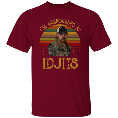 I’m Surrounded by Idjits Vintage T-Shirt - leleart