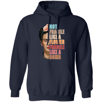 Not Fragile Like A Flower Fragile Like A Bomb Funny Vintage G185 Pullover Hoodie - lucy - 88753461