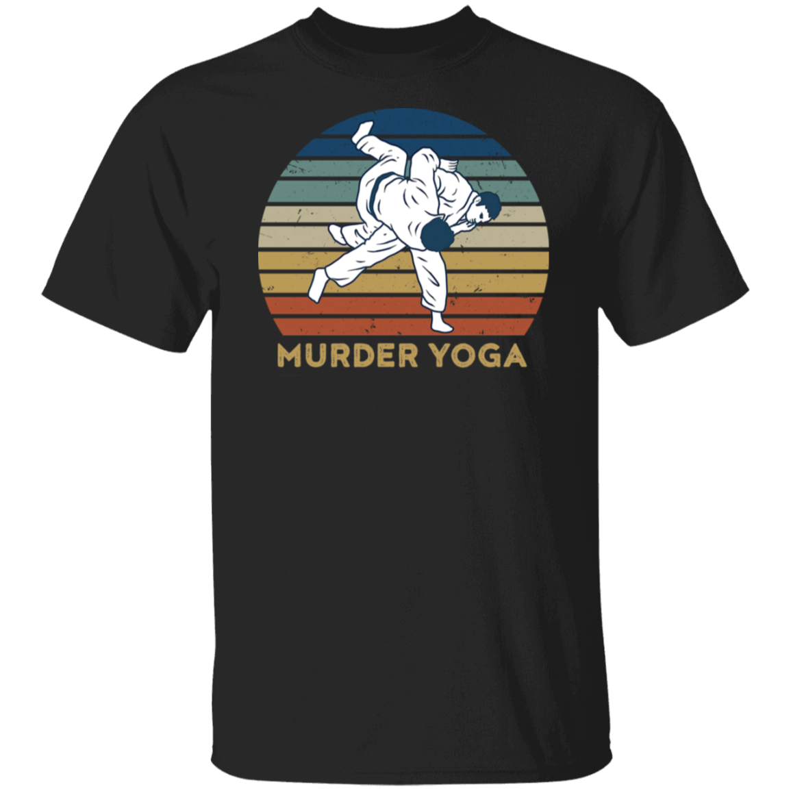 G500 5.3 oz. T-Shirt Murder Yoga Shirt - ID15102411