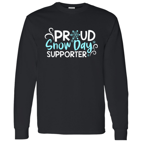 Proud Snow Day Supporter Teacher Vintage Long Sleeve