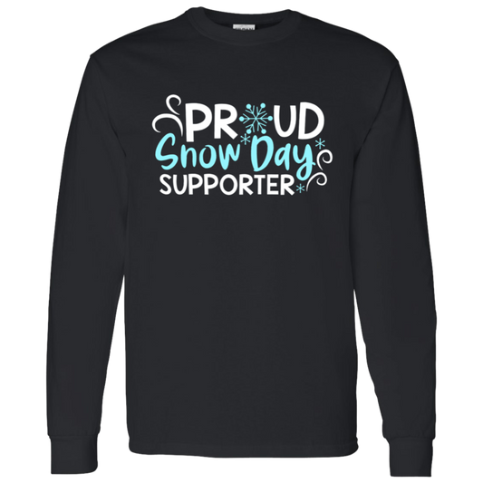 Proud Snow Day Supporter Teacher Vintage Long Sleeve
