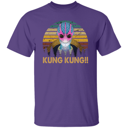 Vintage Kung Kung Resident Alien Design Vintage T-Shirt