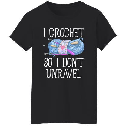 I Crochet So I Don’t Unravel For Crochet Lover Vintage T-Shirt - WOMEN