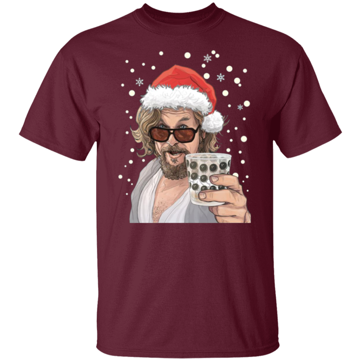 The Big Lebowski Dude Christmas Vintage Unisex  T-Shirt - lucy - 96180146