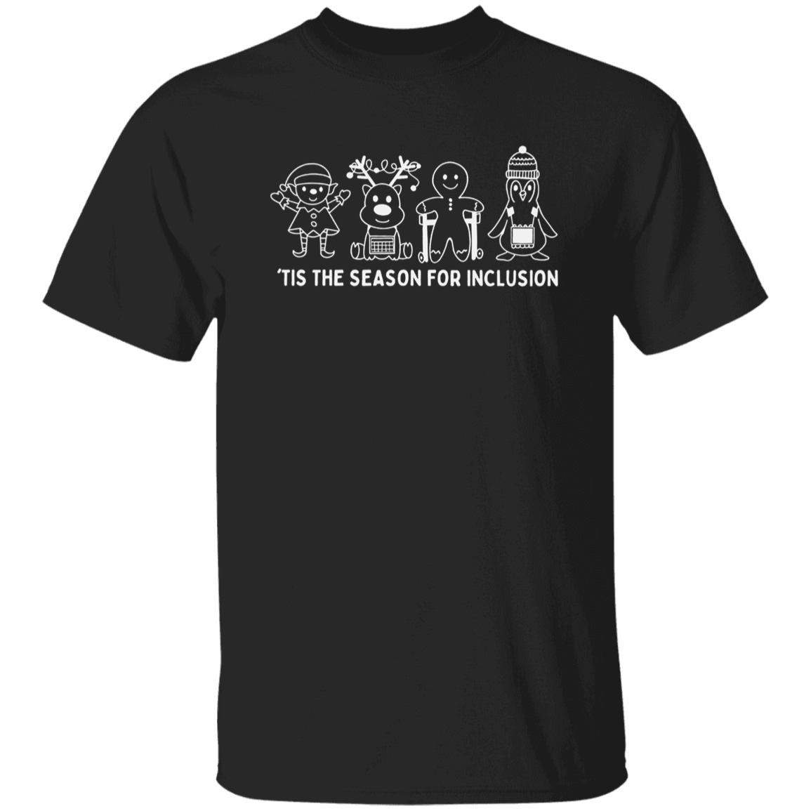 Tis The Season For Inclusion Teacher Vintage T-Shirt