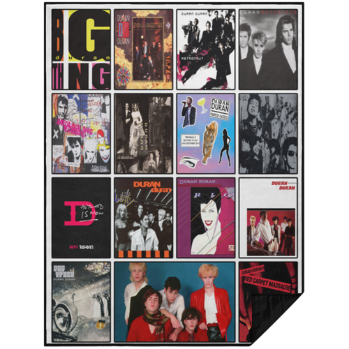 Duran Duran Band Fleece Blanket, Premium Sherpa Blanket, Rock Band Blanket, Rock Music Lover Quilt, Duran Duran Blanket	PBL Premium Picnic Blanket 60x80