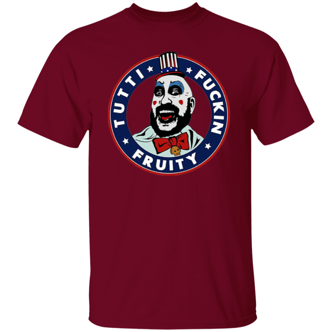 Captain Spaulding Tutti Fuckin Fruity Horror Halloween Vintage T-Shirt - leleart