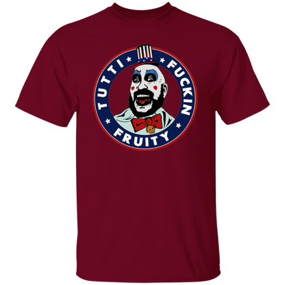 Captain Spaulding Tutti Fuckin Fruity Horror Halloween Vintage T-Shirt - leleart