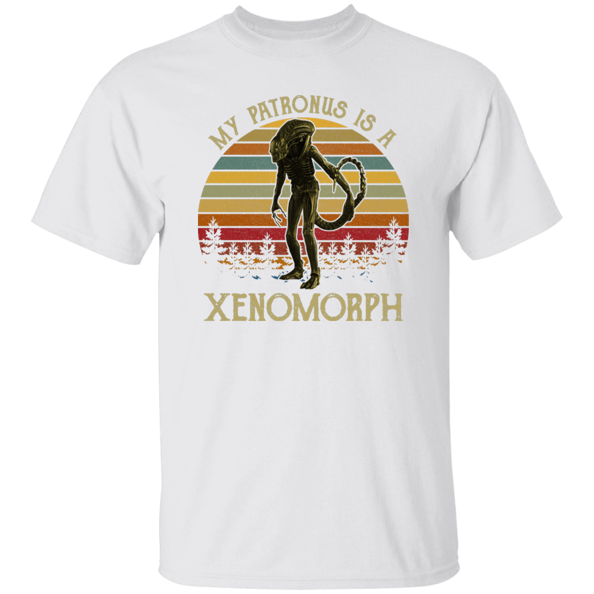 G500 5.3 oz. T-Shirt My Patronus is A Xenomorph Vintage T-shirt