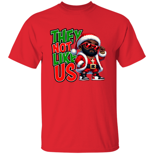 They Not Like Us Santa Christmas Unisex T-Shirt - green - ID06112402