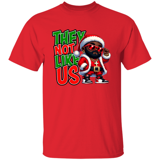 They Not Like Us Santa Christmas Unisex T-Shirt - green - ID06112402