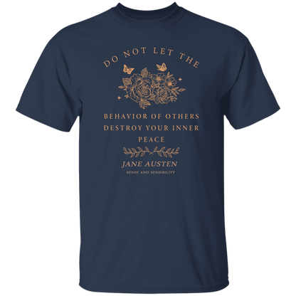 Do Not Let The Behavior Of Others Destroy Your Inner Peace Funny Literature Teacher Vintage T-Shirt