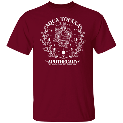 G500 5.3 oz. T-Shirt Aqua Tofana Apothecary Poison The Patriarchy Shirt -  ID19112417