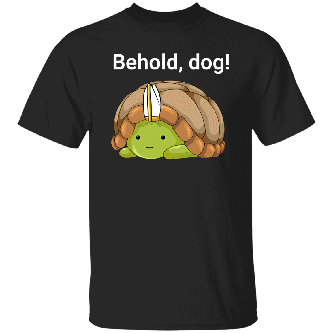 Behold Dog Funny Turtle T-Shirt - WS30072402