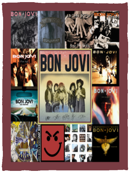 Bon Jovi Hard Rock Fleece Blanket, Premium Sherpa Blanket, Rock Band Blanket, Jon Bon Jovi Blanket, Bon Jovi Quilt, Rock Music Lover GiftVPS Cozy Plush Fleece Blanket - 30x40