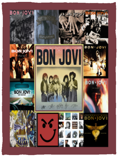 Bon Jovi Hard Rock Fleece Blanket, Premium Sherpa Blanket, Rock Band Blanket, Jon Bon Jovi Blanket, Bon Jovi Quilt, Rock Music Lover GiftVPS Cozy Plush Fleece Blanket - 30x40