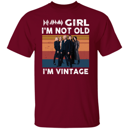 Def Leppard Lovers I’m Not Old I’m Vintage T-Shirt - leleart