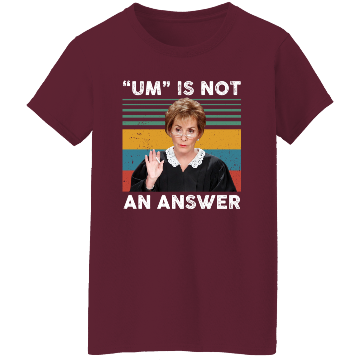 Um Is Not An Answer Vintage Sunset T-Shirt - WOMEN