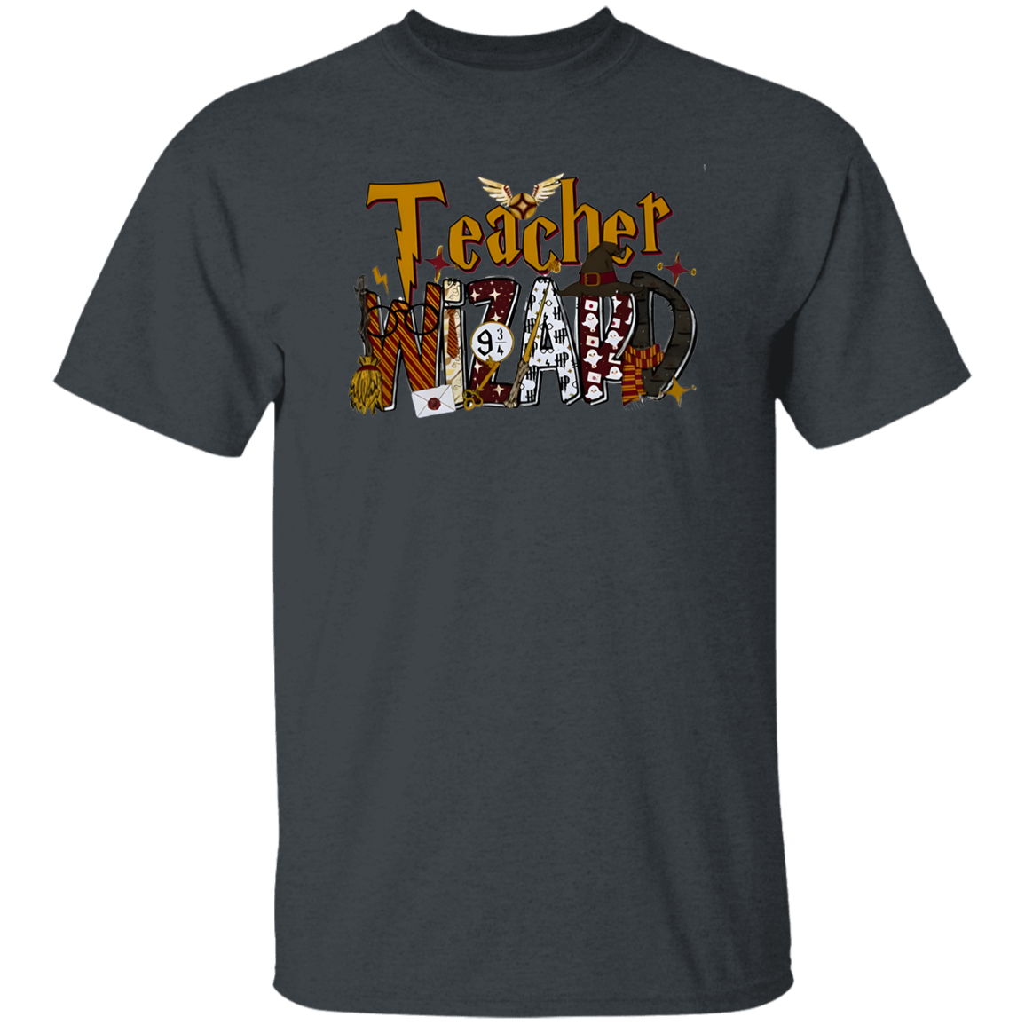 Teachr Wizard Magic School Vintage  T-Shirt