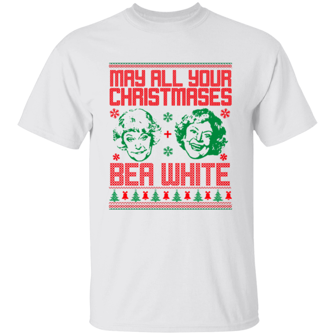 May All Your Christmases Bea White Golden Girls Vintage Unisex T-Shirt - lucy - 95270319