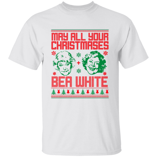 May All Your Christmases Bea White Golden Girls Vintage Unisex T-Shirt - lucy - 95270319