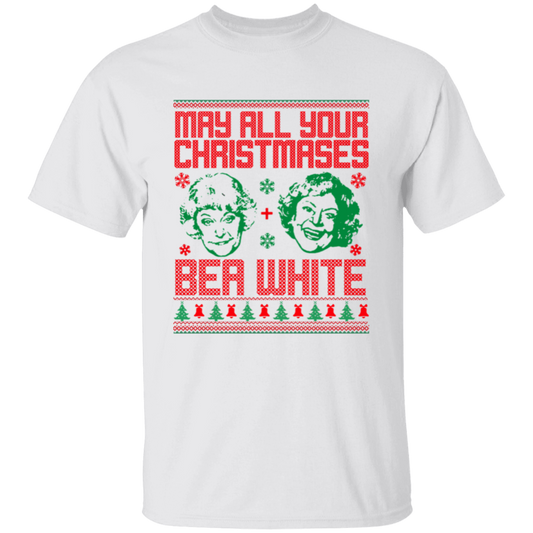 May All Your Christmases Bea White Golden Girls Vintage Unisex T-Shirt - lucy - 95270319