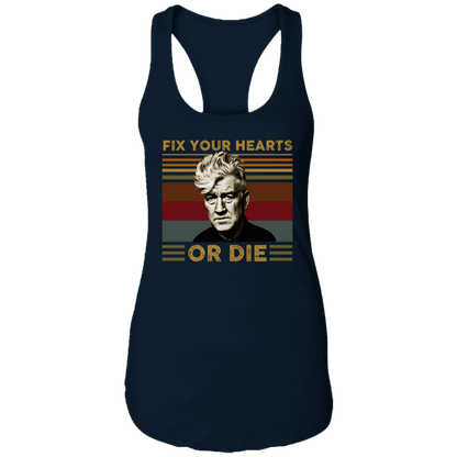 Retro Fix Your Hearts Or Die Unisex  Tank