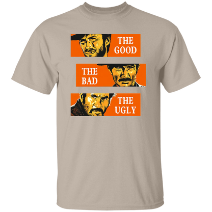The Good The Bad And The Ugly Classic Horror Movie Vintage T-Shirt - leleart