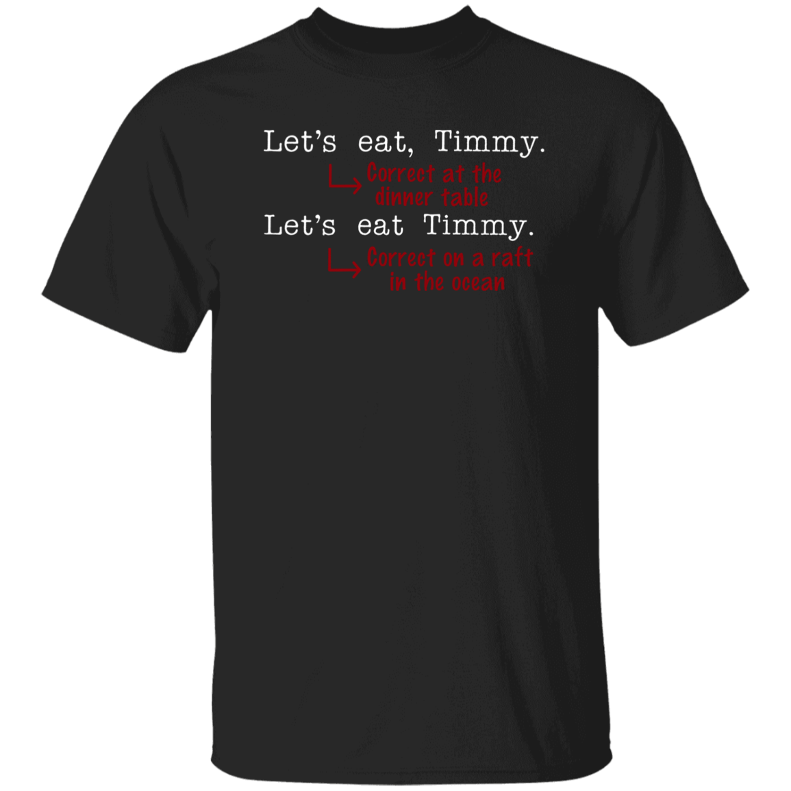Let's Eat Timmy At The Dinner Table Teacher Vintage T-Shirt