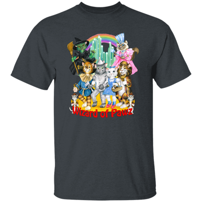 G500 5.3 oz. T-Shirt Wizard Of Paws Vintage T-Shirt