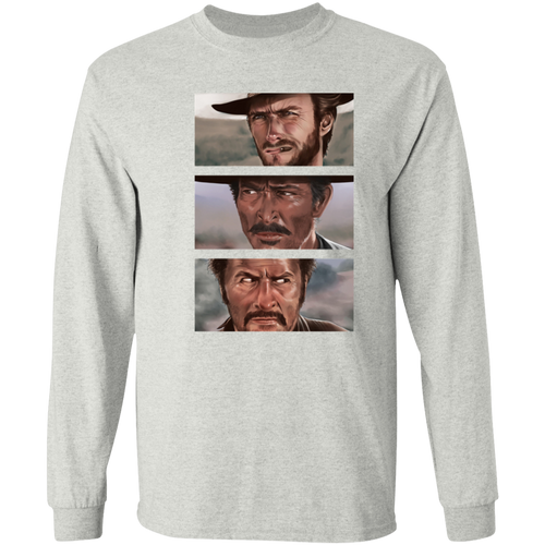 G540 LS T-Shirt 5.3 oz. The Good The Bad And The Ugly Clint Eastwood Movie T-Shirt