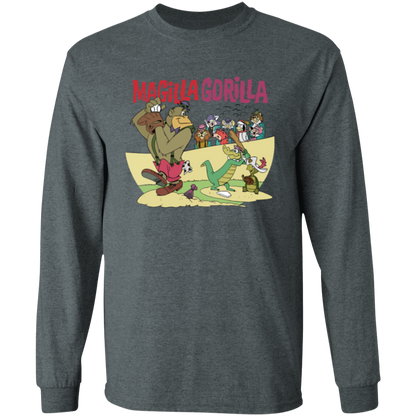 G540 LS T-Shirt 5.3 oz. 	Tribute To Magilla Gorilla Cartoon Show From The 1960s T-Shirt