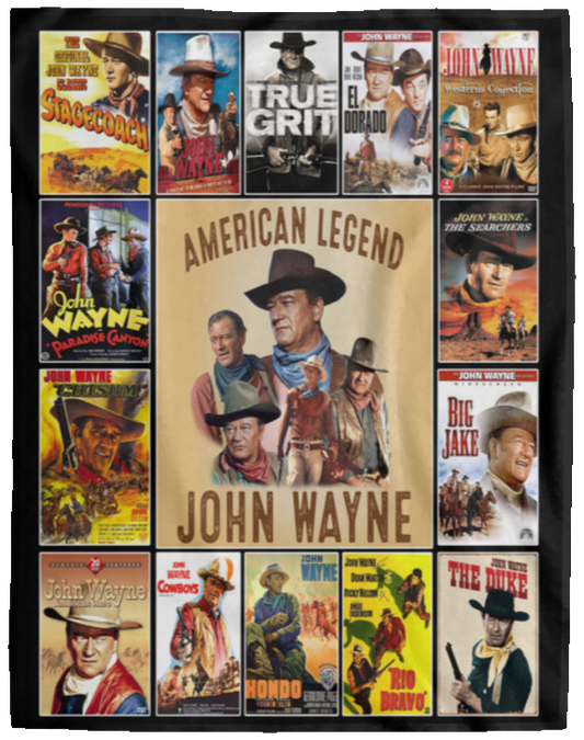 The Hero American Legend Fleece Blanket, Premium Sherpa Blanket, Cowboy Blanket, Western Movie Blanket, Western Cowboy	VPL Cozy Plush Fleece Blanket - 60x80