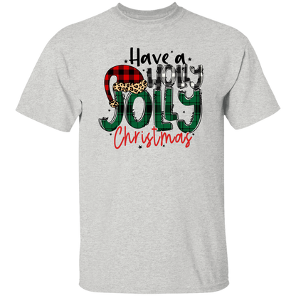 Have A Holly Jolly Christmas Unisex Vintage T-Shirt, Cabbage Man Merchant Shirt, Gift Tee For You And Your Friends	G500 5.3 oz. T-Shirt
