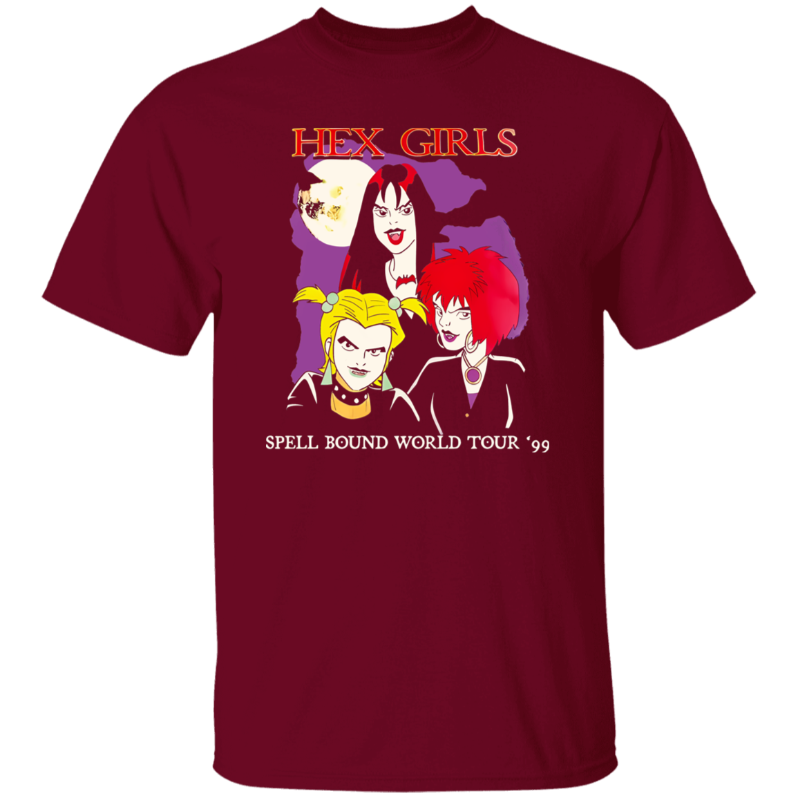 Hex Girls Spell Bound World Tour 99 Vintage T-Shirt