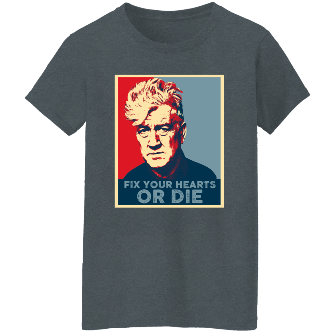 Retro Fix Your Hearts Or Die Unisex Vintage T-Shirt - WOMEN