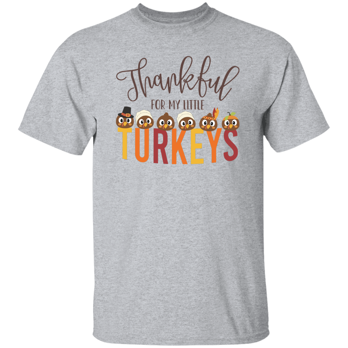 Thankful For My Little Turkeys Teacher  T-Shirt - lapicta