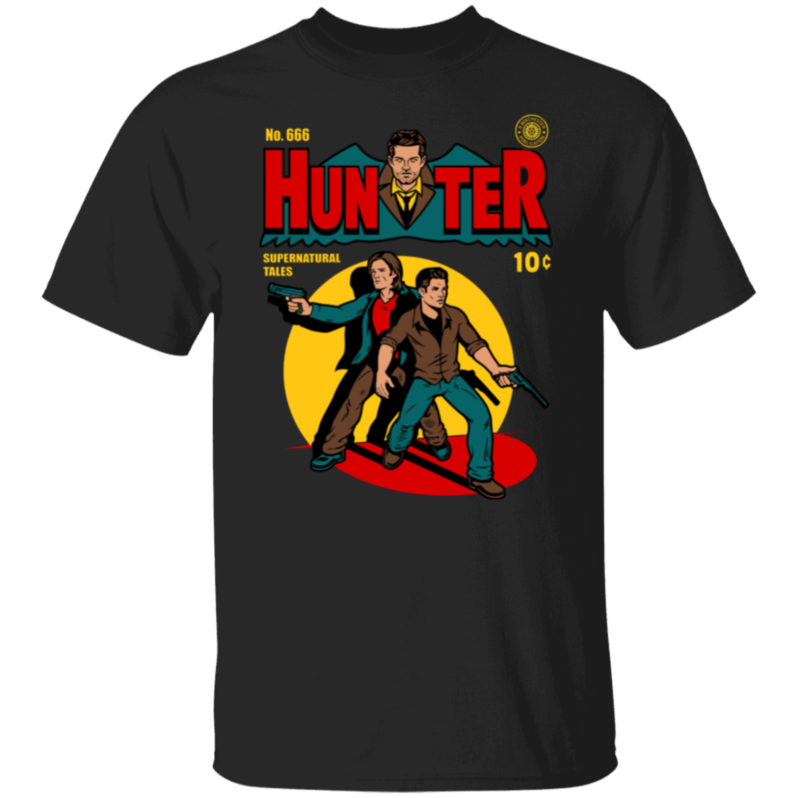 No 666 Hunter Comic Supernatural Tales Unisex  T-Shirt - lucy - 89342793
