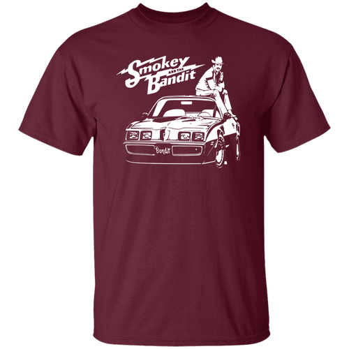 Burt Reynolds Smokey And The Bandit Vintage T-Shirt, Smokey And The Bandit Shirt, 70s Movie Shirt, Action Movie Shirt, Burt Reynolds Shirt	G500 5.3 oz. T-Shirt