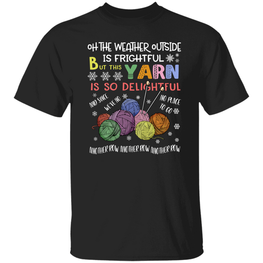 Oh The Weather Outside Is So Delightful for Christmas Vintage T-Shirt