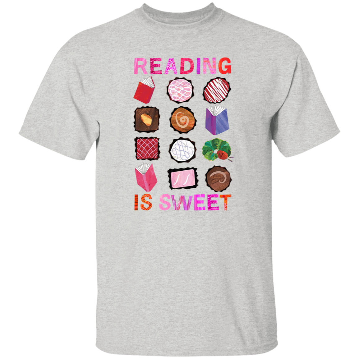Reading Is Sweet T-Shirt, Candy Book Tee, Cute Teacher Shirt, School Librarians Shirt, Classroom Gift