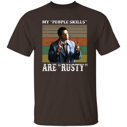 Castiel Supernatural My People Skills Are Rusty T-Shirt
