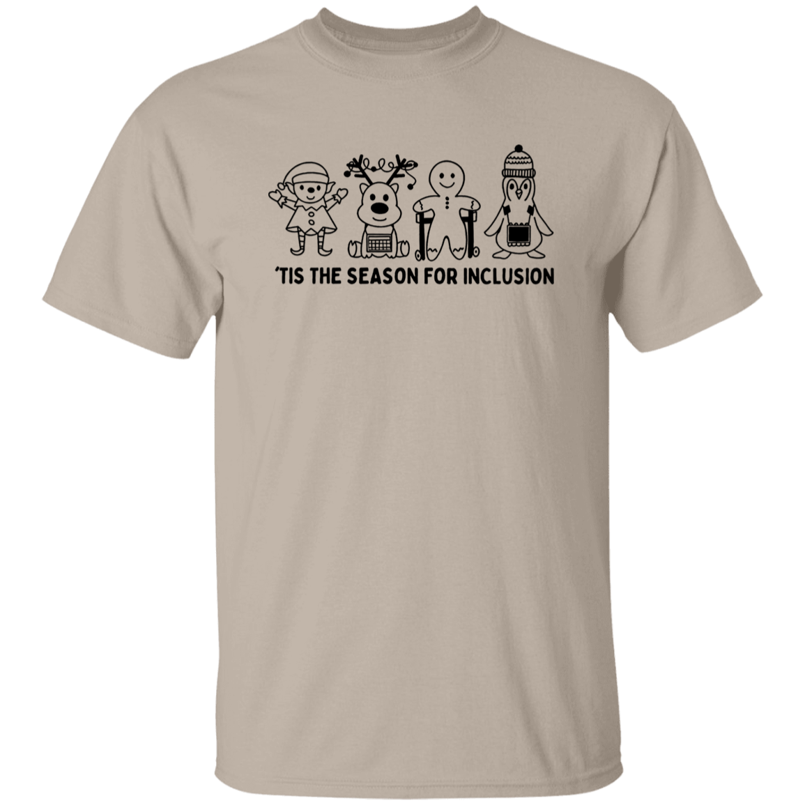 Tis The Season For Inclusion Teacher Vintage T-Shirt